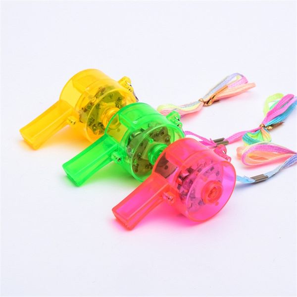 

light flash whistling bar party luminescence red yellow green whistle sports meeting cheer whistles selling 1 13dc l1
