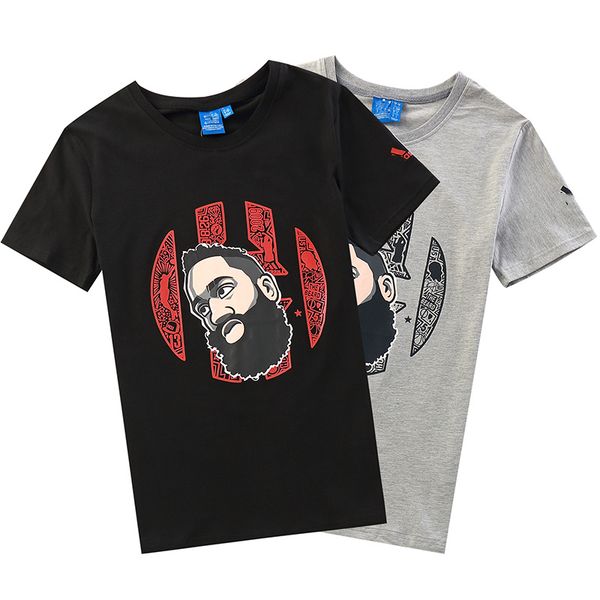 

mens designer fashion breathable short sleeve hipster tshirt round neck cotton basic t shirt black white mens print adt25 running, White;black