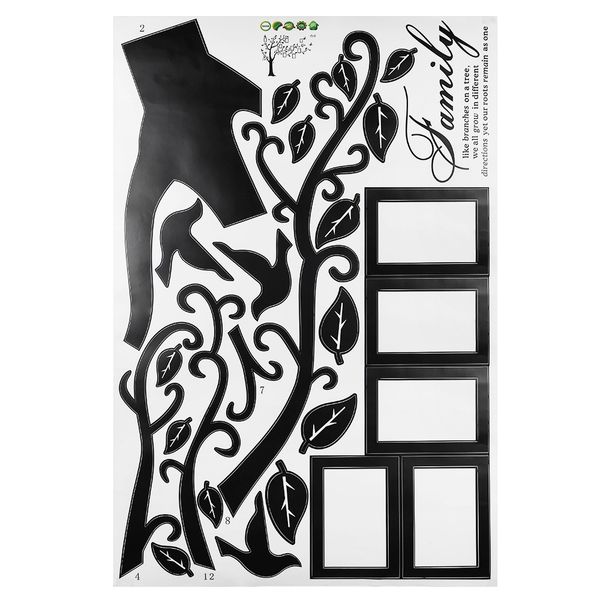 Large Family Tree Wall Decal For Living Room Bedroom Sofa Backdrop