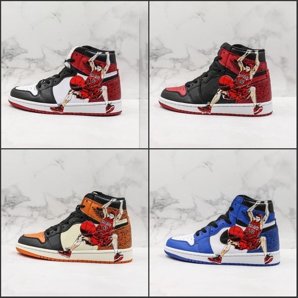 

2019 1s og sakuragi hanamichi slamdunk basketball shoes 1 men shattered backboard l6 sneakers sport sneakers with box