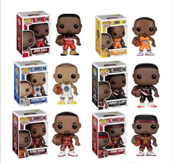 

new funko pop star sports basketball player kobe stephen curry vinyl action figure collectible model toy for fans