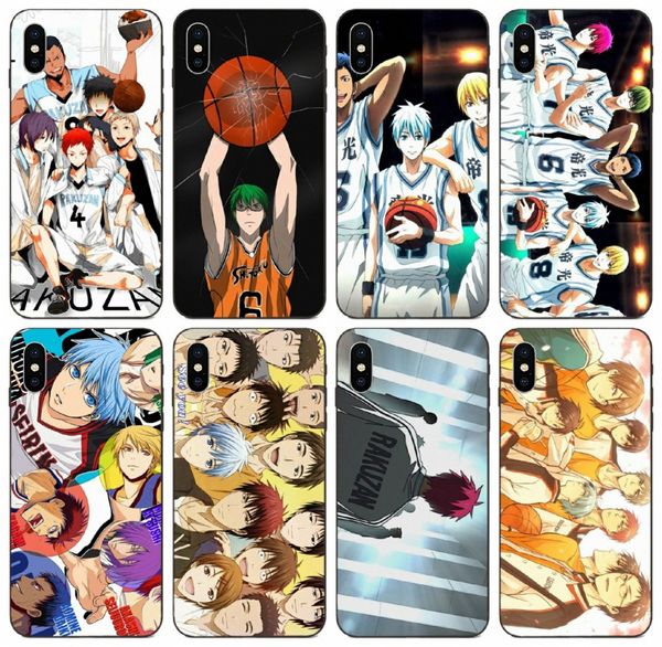 

tongtrade] soft cartoon kuroko no basket case for iphone x xs max 11 pro 8 7 6s 6 5s 5 samsung core 8262 prime huawei p30 lite htc u11 case