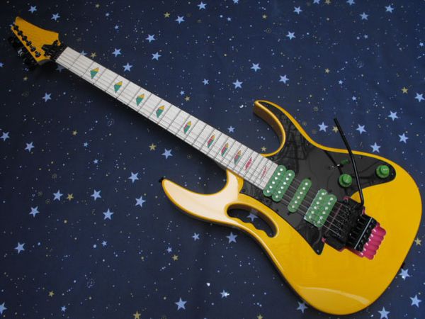 

бесплатная доставка желтого качество новых je m 7в электрогитара