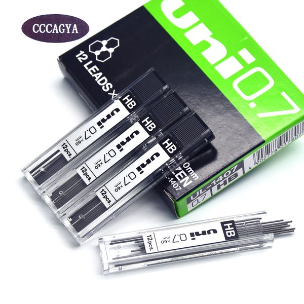 

mitsubishi lead pen automatic 0.7mm pencil refill ul-1407 офиса школьные принадлежности ручка пишущие принадлежности грифеля, Blue;orange