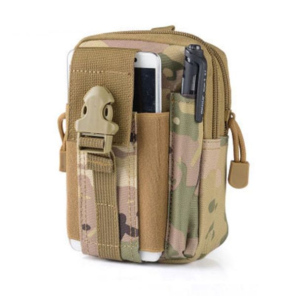 

tactical waist bag molle waterproof travel bags belt phone pouch army swat camouflage worker waist packs