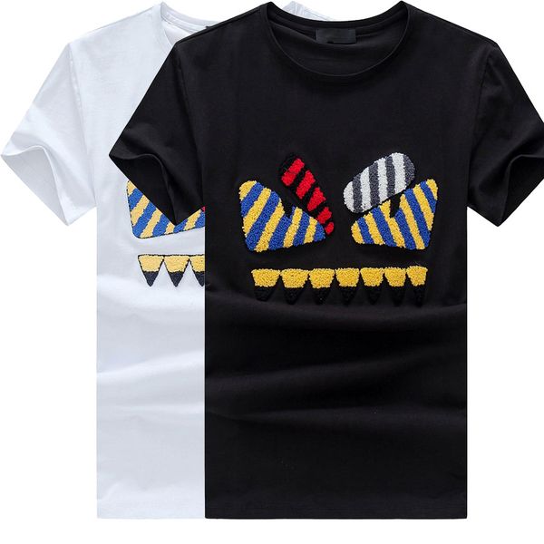 

Summer Brand Designer T Shirt Hip Hop Mens Clothing Casual T Shirts For Men With Letters 3D Embroidery T-Shirt Size M-3XL A1954