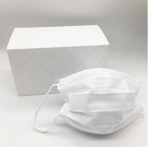 

1pcs face mask 3 layer ear loop dust mouth masks er 3 ply non woven dust mask soft hood mask breathable outdoor