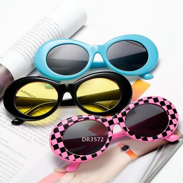 

trend sunglasses women's ins net red same glasses european and american men's and women's sunglasses 9750 sun visorsdr3572, White;black