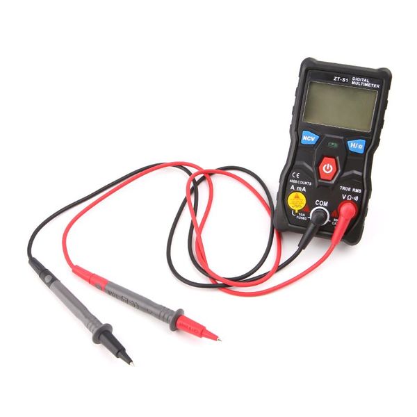 

zt-s1 digital multimeter tester autoranging true rms automotriz mmultimetro with intelligent ncv data hold lcd backlight+flashli