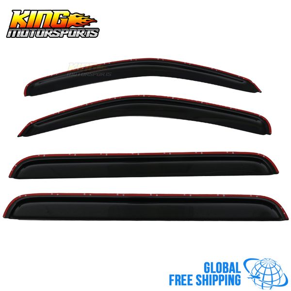 

fits 05-12 nissan pathfinder acrylic window visors 4pc set global ing
