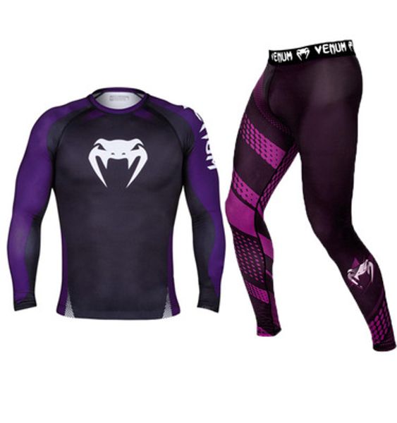 

tactical mma rashguard sport suit bjj gi boxing jerseys long sleeves men fitness set muay thai t-shirt gym kickboxing tracksuit, Gray