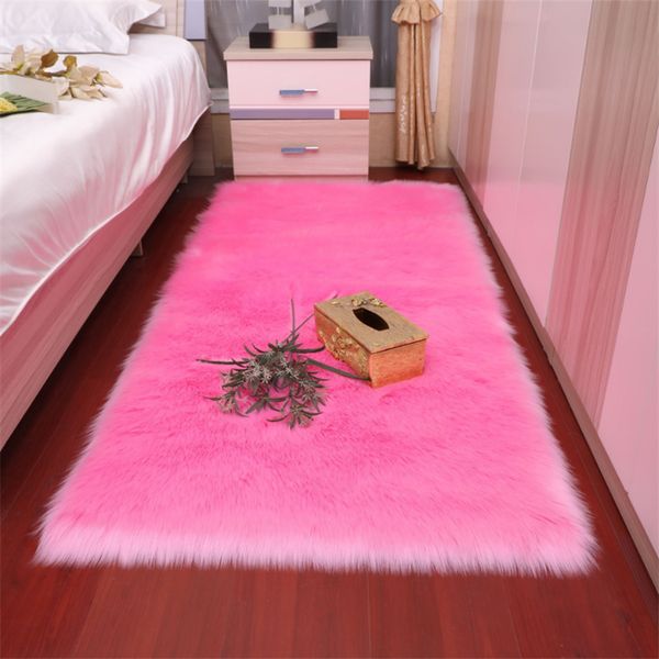 

простой симпатичный градиент цвета плюшевый ковер ползком коврик спальне не скольжению гостиной дома ковер может быть изменен размер