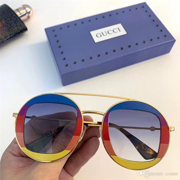 

luxury 0105s sunglasses for women brand design popular fashion summer style with the bees uv400 connection lens come with case, White;black