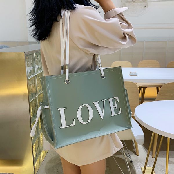 

summer large-capacity one-shoulder big bag female new 2020 tide wild fashion simple handbag