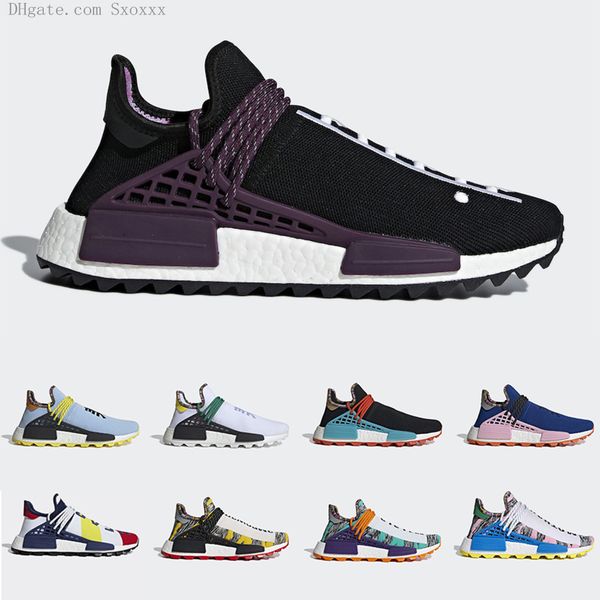 

new arrival running shoes pharrell williams hu equality human race trail men women heart mind sports runner sneakers