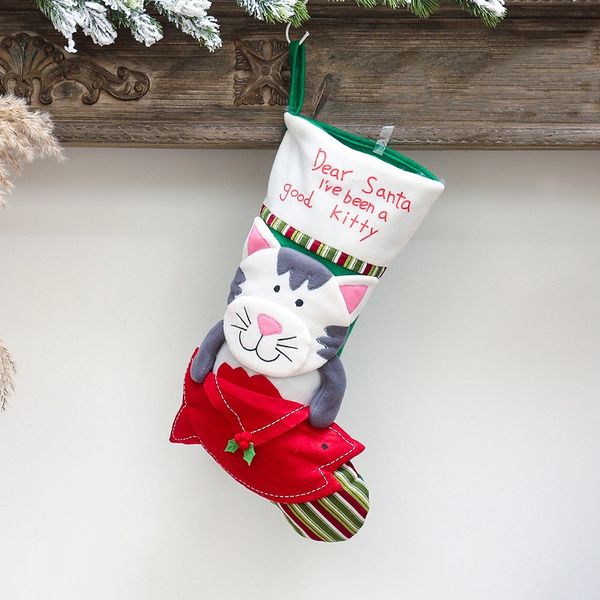 

cute christmas socks christmas new year candy bags gift bags children decorations
