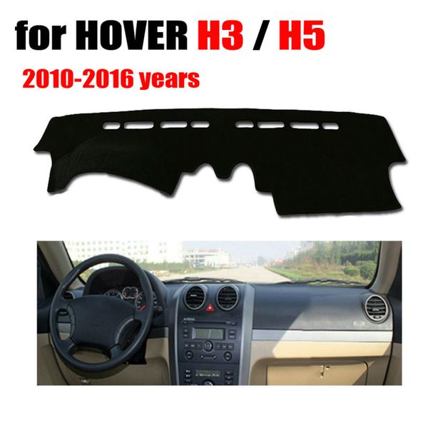 

car dashboard covers mat for hover h3 h5 2010-2016 years left hand drive dashmat pad dash cover auto dashboard accessories