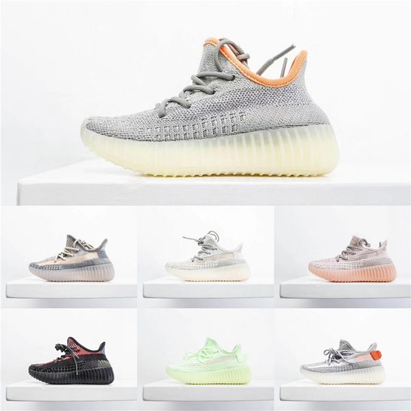 

kids designer sneakers hiphop brand kanye west shoes for boys girls teens active breathable running shoes eur 22-31 121