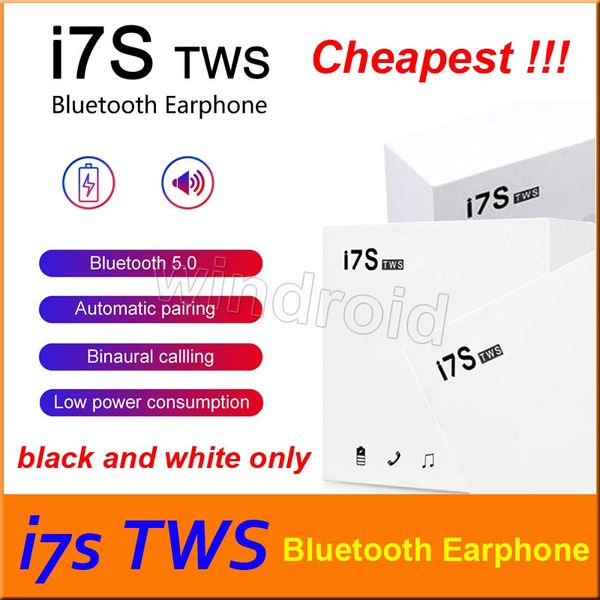 

i7s tws wireless bluetooth headphones earbuds earphones with charging box twins mini bluetooth earbuds for iphone x ios android st