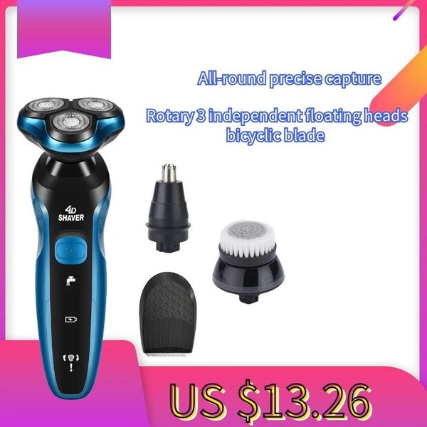 

washable electric shaver men wireless rechargeable trimmer smart control whole 4 in 1 razor body beard shaving machine f30
