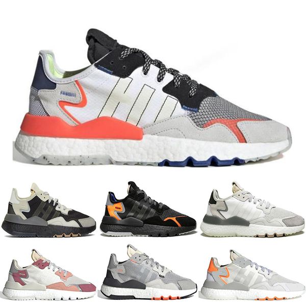 

2019 nite jogger running shoes fashion grey pack 3m popcorn designer sports women men glow crystal white outdoors athletic sneakers