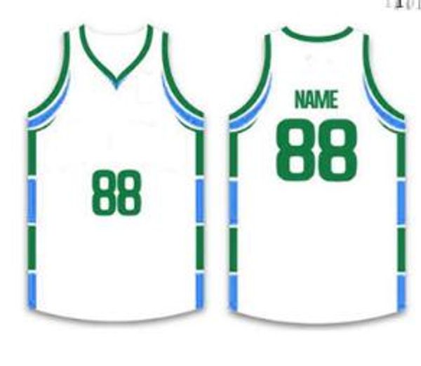 

33 lebron high school jersey white green yellow wholesale embroidery, White;yellow