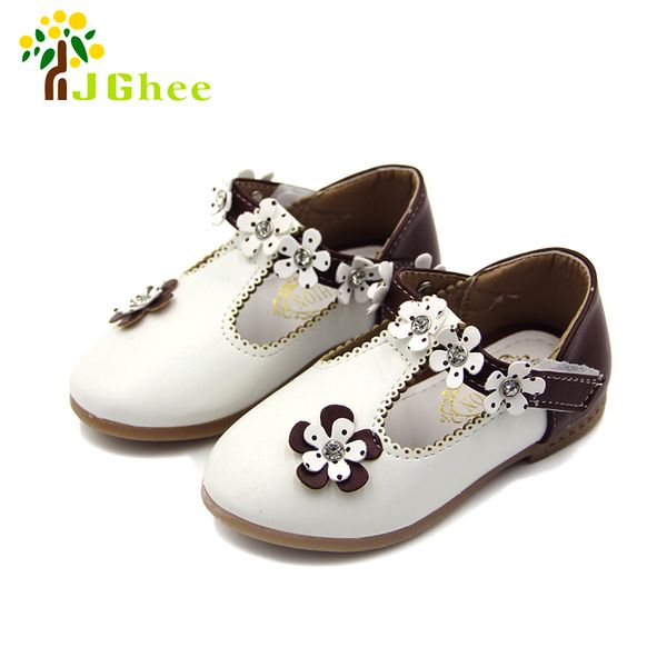 

baby girl toddler girls shoes princess sweet single shoes soft pu leather kids flowers flats children's casual sneakers, Black;red
