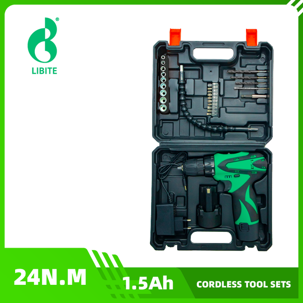 

28 pcs libite 12v cordless tool cordless drill electric screwdriver mini wireless power driver dc lithium-ion sets