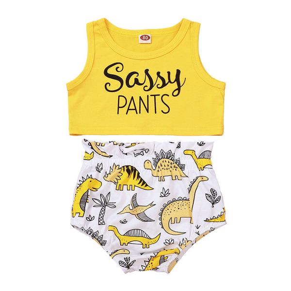 

newborn kid baby girls clothes set summer sleeveless vest shorts set cute sweet casual cotton outfits sunsuit 0-18m, White