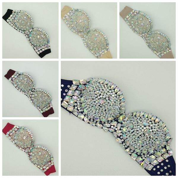 

2019 diamond swimsuit underwear bikini high-end nightclub bikini nightclub clothes high-end dress underwear, White;black