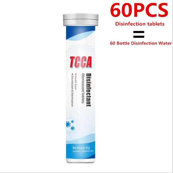 

cleaner 3 bottles = 60pcs lot disinfectant spray tablets disinfection spray disinfecting antiseptic cleanser sterilization disinfect spray, Blue