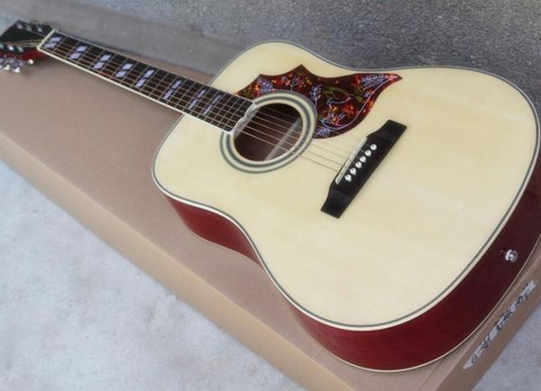 

41-дюймовый колибри колибри ghs народный балет акустическая гитара цвет дерева, плюс чехол, бесплатная доставка