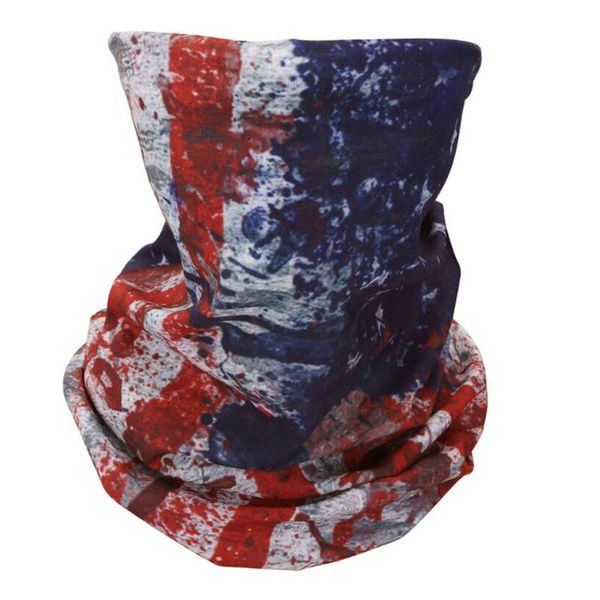 

cycling caps & masks seamless us flag face tube neck gaiter headband scarf headwear bandana cap outdoor sports protecting motorcycle mask31, Black