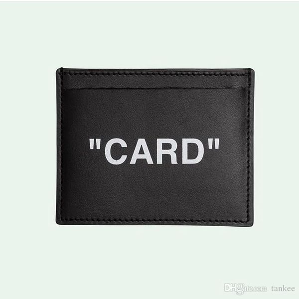 

19ss black of white card holders wallets leather, Brown;gray