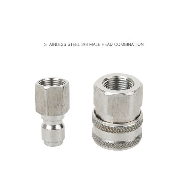 

g 3/8'' female thread high pressure washing machine quick connector durable material garden irrigation water gun fittings
