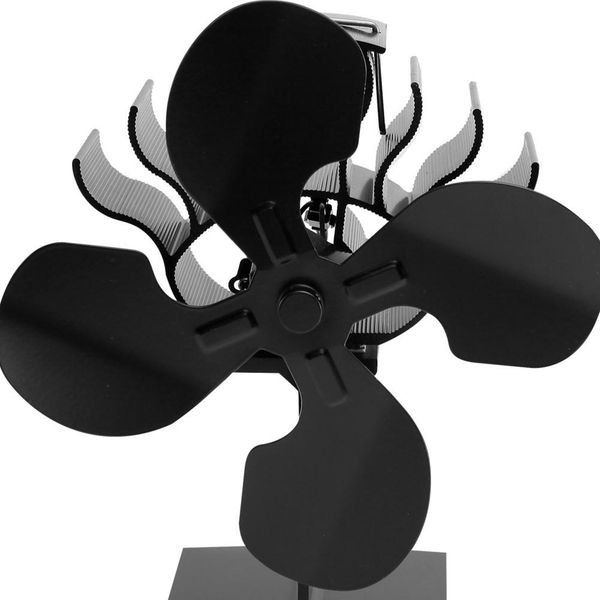 2019 Hot Sale 4 Blades Stove Top Fan Eco Fireplace Fan Heat