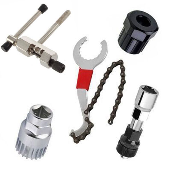 

bicycle repair tool kits mtb road bikes chain cutter bracket flywheel remover crank puller wrench maintenance tools rr7304