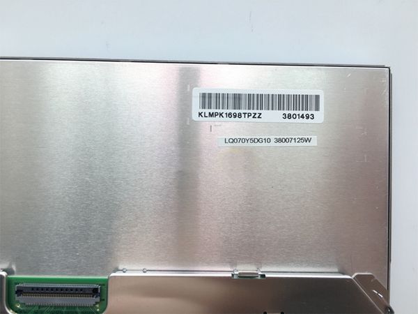 

7inch lcd display lq070y5dg10 for toy-ota lexus car gps navigation lcd monitors lq070y5dg10 lcd screen display panel 800*480