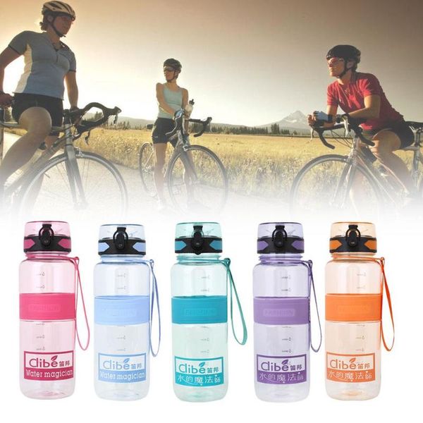 

outdoor sports portable 600ml/1000ml water bottle drinking cup for riding hiking