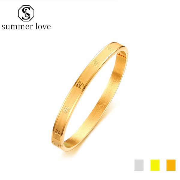 

new arrival tibetan buddhism bangle bracelet for women gold silver rune spell energy snap bracelets prayer lucky wealth valentine's day, Black