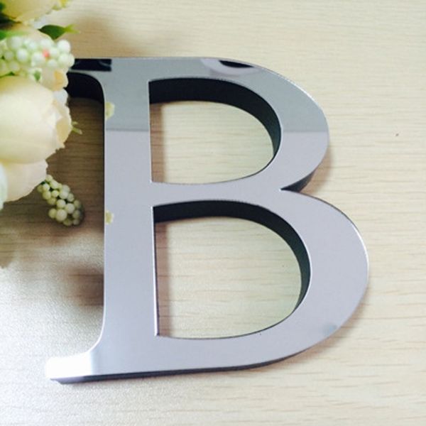

letters acrylic letters26 letters diy 3d mirror acrylic wall sticker decals home decor wall art mural delivery d5