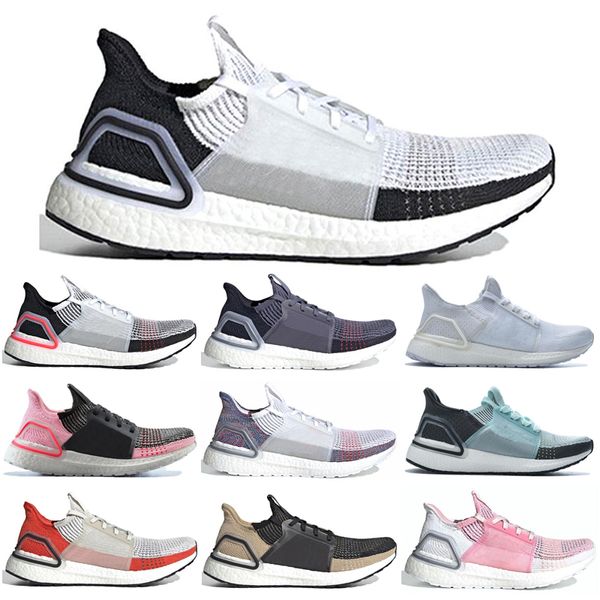 

adidas ultra boost 2019 ultraboost 19 ub 5.0 мужчины женщины мужской тренер ультра черный белый темный pixel oreo хаки мужчины женщины спорт, White;red