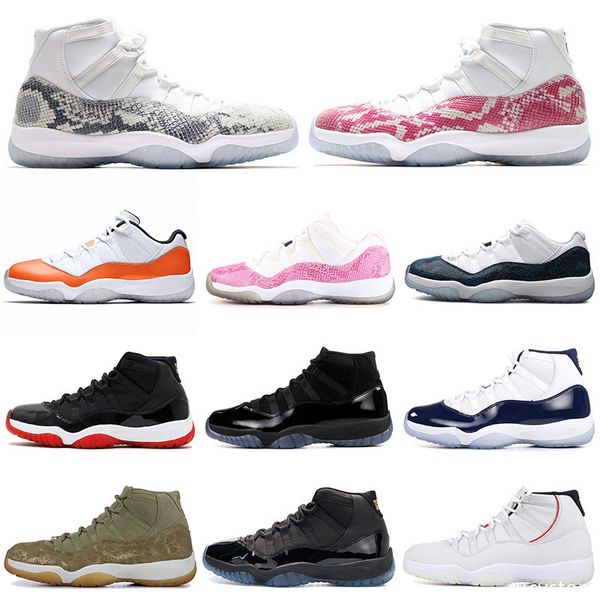 

men basketball shoes concord 11 11s cap and gown bred snakeskin orange trance win like mens trainers sport sneakers