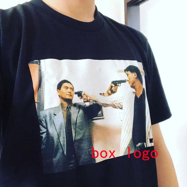 

20ss the killer trust tee men logo movie star дизайнерская футболка для мужчин женщин пара с короткими рукавами лето high street clothing че, White;black