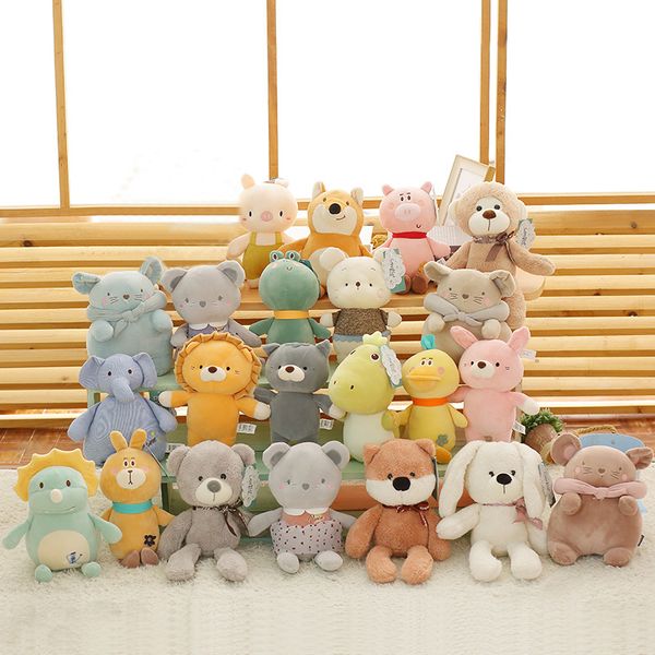 

popular style 7" toy boutique animal plush doll grab doll cartoon doll wedding throw small gift