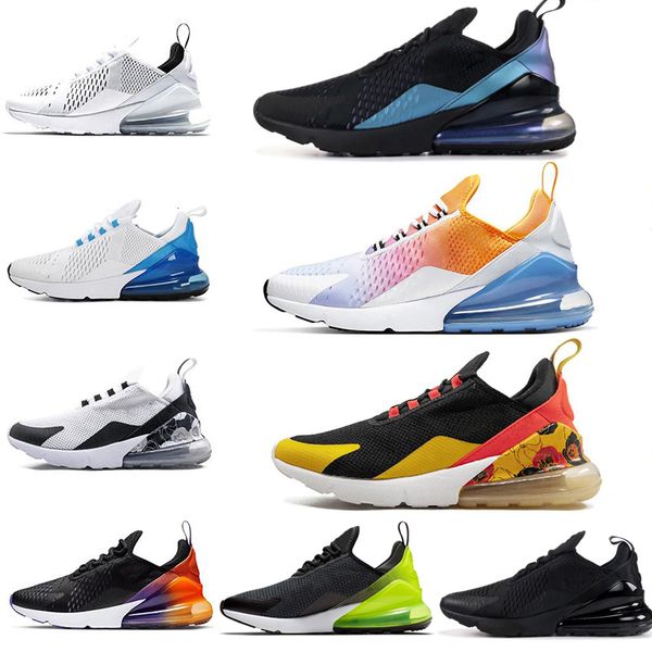 

new floral women men running shoes se triple black white rainbow heel volt orange for mens trainer sport sneakers shoe size 36-45