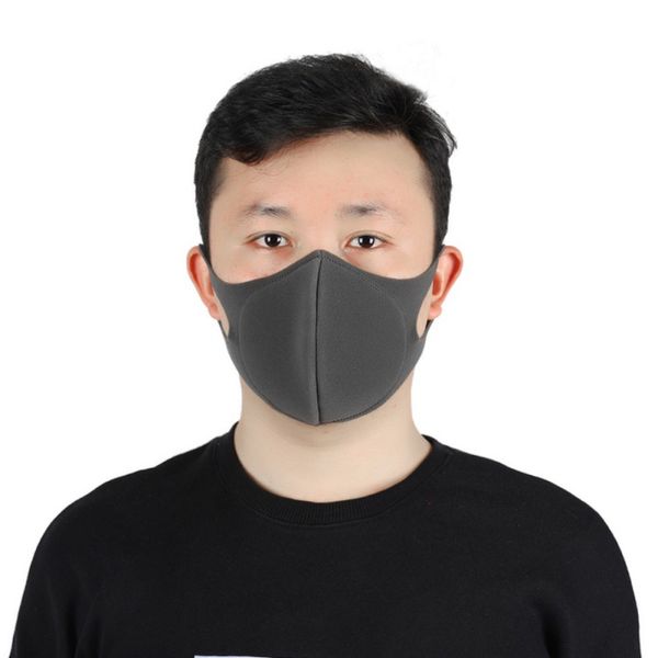 

integrated practical mask reusable dust-proof and breathable safety mask, Black