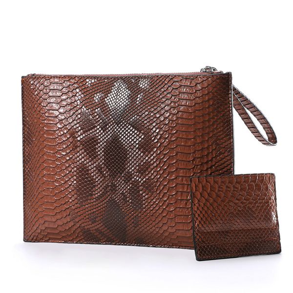 

snake pattern women enveloppe bags pu leather women's clutch bag design party clutches for ladies wallet card bag