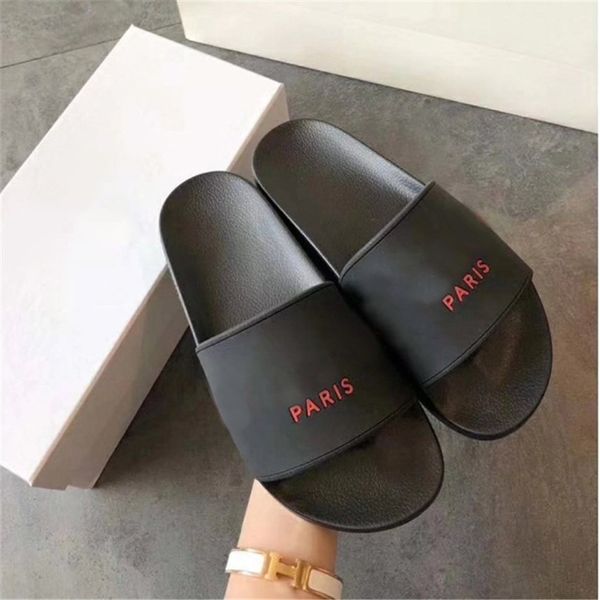 

designer rubber slide sanda slipper gear bottoms gg flip flops women striped beach causal slipper with box us5-11 #f4aj, Black
