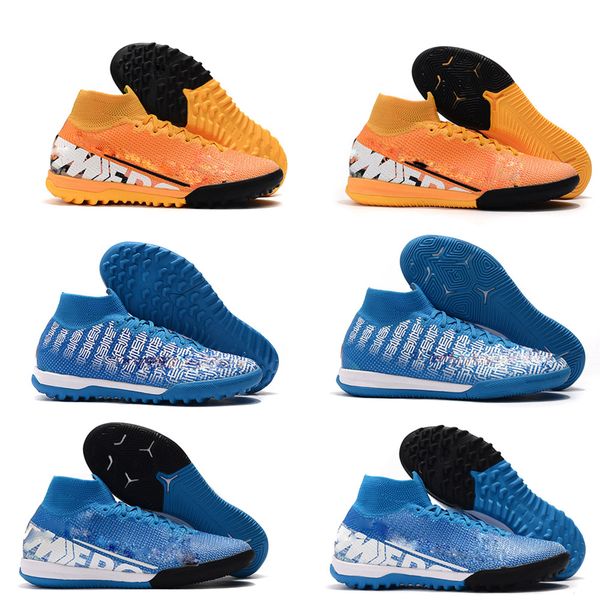 

2020 новые прочные мужские футбольные бутсы neymar indoor soccer cleats mercurial superfly 7 vii 360 elite ic tf grass spike футбольные бутс
